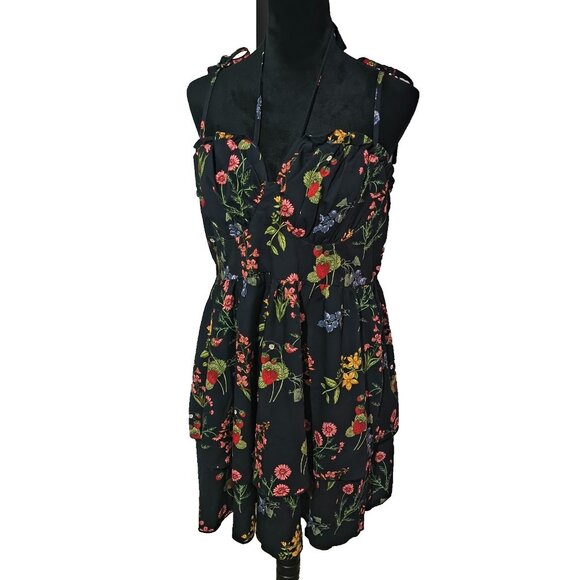 Cider Womens Clothing Plus Size Navy Blue Summer Dress Halter Top 2XL NWT - Picture 11 of 16